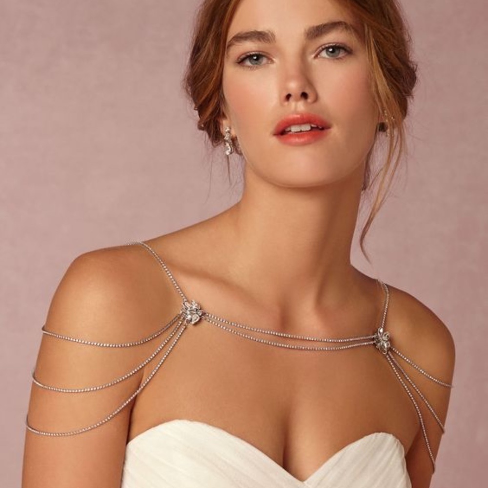 BHLDN Reina Shoulder Necklace